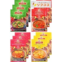 Amazon.co.jp: メープロイ タイカレーペースト 4種類アソートセット
