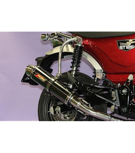 Amazon | DAX125 マフラー 8BJ-JB04 スパルタ ステンレス ダウンタイプ