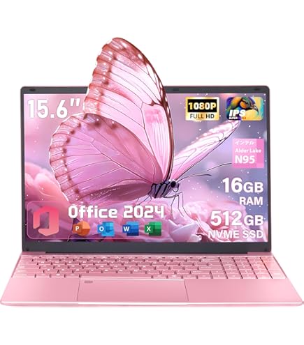 Amazon.co.jp: ESBOOK ノートパソコン ピンク Windows 11 Pro搭載