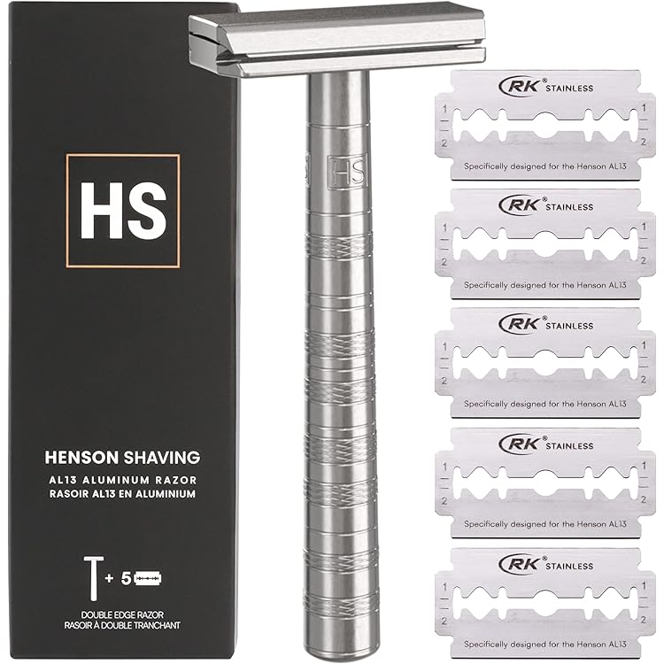 Amazon.co.jp: 【本体×替刃100枚セット】HENSON SHAVING AL13