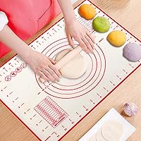 ProAussie Large Silicone Baking Mat for Rolling Dough (40cmx60cm) Pastry Mat with Measurements Extra Thick Non Stick Fondant 