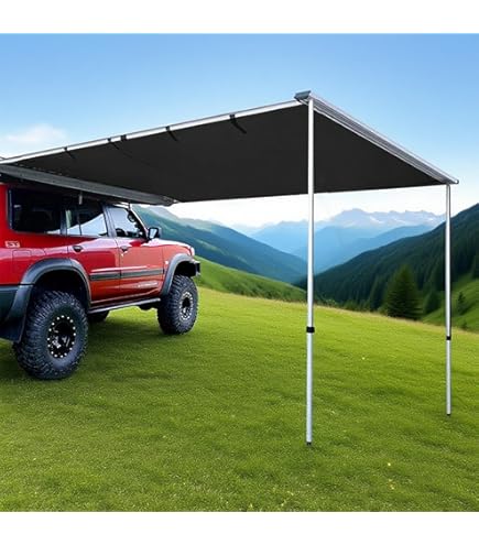 Amazon.co.jp: カーサイドタープ ハイエース バンライフ 車中泊