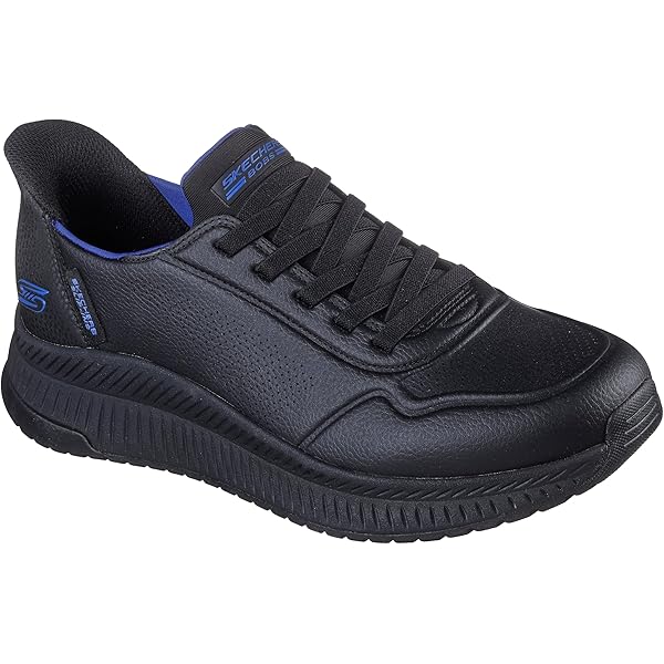 Skechers メンズ Skech-air Ventura ローファー, ブラック/ブルー, Wide Amazon  Skechers(スケッチャーズ) メンズ Skech-air ベンチュラ ローファー, ブラック/ブルー, 13 スニーカー