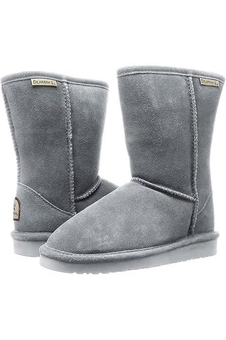 新品 ベアパウ BEARPAW ムートンブーツ レディース グレー 23cm BEARPAW ベアパウ ココ ムートンブーツ ミニ ショートブーツ