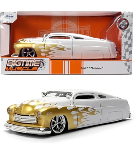 Amazon | JADA TOYS ミニカー 1/24サイズ W161 1951 Mercury PU&BK