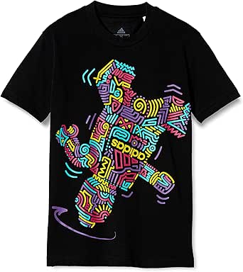 Amazon | [アディダス] 半袖 Tシャツ キッズ アディダス × LEGO(R) グラフィック 半袖Tシャツ JLS81 ブラック(GU8901)  100 | Tシャツ・カットソー 通販