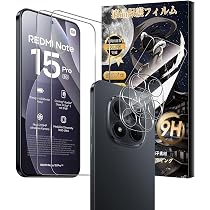 Amazon | For REDMI Note Pro 15 5G/Redmi NOTE 15 Pro 5G ガラス