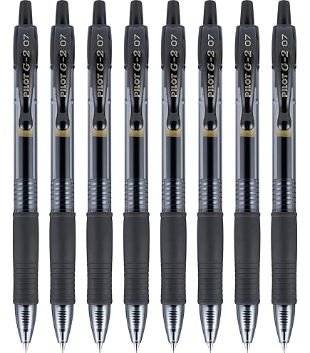 Amazon | (1, Black) - Pilot G2 07 Black Fine Retractable Gel Ink