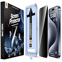 Amazon | 【覗き見防止】MAGIC JOHN iPhone 15 Pro ガラスフィルム 2枚 