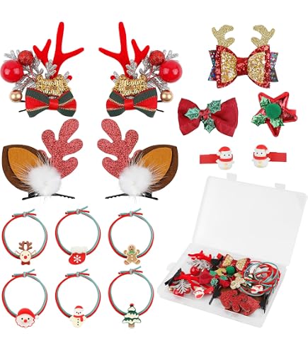 Amazon.co.jp: minkissy クリスマス ミニ サンタ 帽子 ヘア クリップ