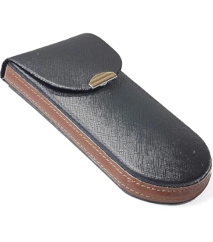 Amazon.co.jp: 紳士用 おしゃれで かっこいい 高級 レザー調 メガネ