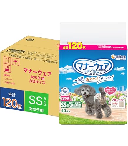 Amazon.co.jp: マナーウェア 女の子用 SSサイズ モーヴピンクドット