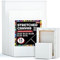 Amazon.co.jp: Simetufy 32枚パック 11 x 14インチ キャンバス