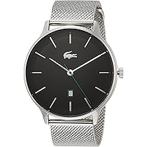 Amazon.co.jp: ラコステ 腕時計 LACOSTE CLUB ブラック メッシュ
