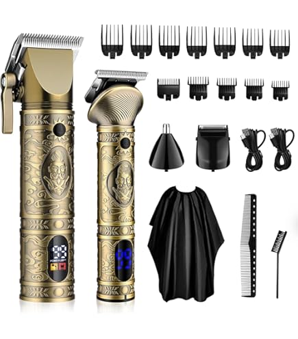 多機能＆高性能❣セルフカットも髭カットも自由自在♪❤万能　バリカン　電動バリカン Amazon.co.jp: バリカン メンズ 【2025革新モデル・コードレス