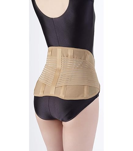 Amazon | 接骨院の先生が監修した腰コルセット ベージュ M-L