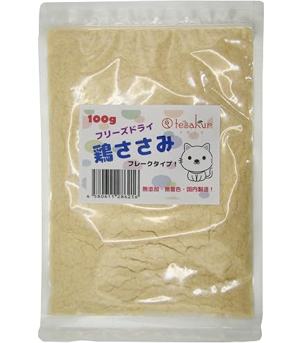 Amazon | tesakuri フリーズドライ ささみ 150g (150g × 1袋) 国産
