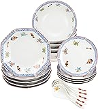 NARUMI(ナルミ) 食器セット 唐子 20個セット 中華 電子レンジ温め対応 日本製 40186-33411