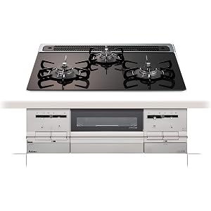 【取替交換付き】 パロマ ガスビルトインコンロ ブリリオα (プロパンガス用) ICD7W6G(T) LP グレースブラ…