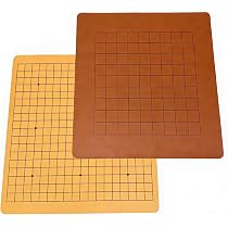Amazon | 将 棋 盤&囲 碁 盤 リバーシブル 人工皮革製 初心者 中級者に