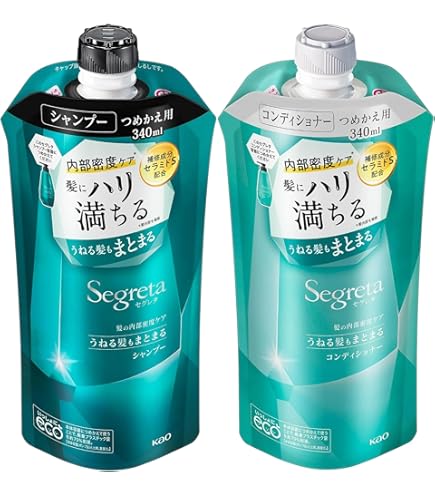 Amazon | セグレタ【セット】シャンプー & コンディショナー うねる髪