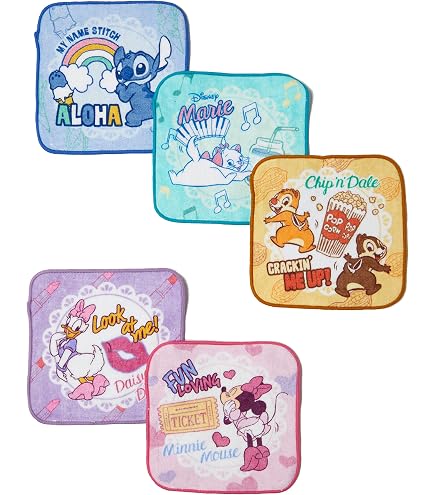 Amazon.co.jp: チップ＆デール[ミニタオル]ミニタオル5枚組/わくわく