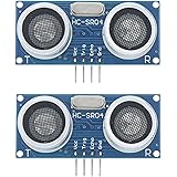 2個セット HC-SR04 超音波距離センサーモジュール ロボットに交換