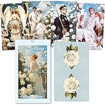 【正規品タロットカード】PVC製✨繊細で美しいイラストの白の宮殿パレスタロット 81i4rV0TLTL._AC_UL210_SR210,