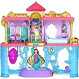 マテル(MATTEL) ディズニー(Disney)/ディズニープリンセス(Disney Princess) アリエルとデラックスおしろ(かさねるおしろシリーズ! ミニドール)【ディズニー100周年セレブレーション】【着せ替え人形・お城 】【ハウス、ア