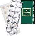 Bellemain Perfect-Cut Large Ravioli Maker With Cutting Frame And Mold - Makes 12 Ravioli by Bellemain