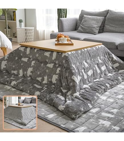 Amazon.co.jp : 無印良品 フランネルこたつふとん グレー