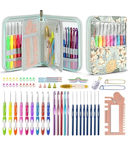 Amazon.co.jp: Inscraft アクリル毛糸 52色セット 1玉16g カギ針 とじ