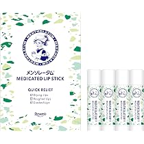Amazon.co.jp: 《セット販売》 ロート製薬 メンソレータム 薬用リップ