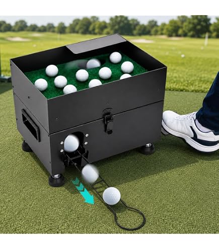 Amazon | ZMBJ ゴルフ ティーアップ ゴルフボール 球出し機