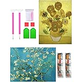 Diamond Painting Kits for Adults, Full Drill Paint by Number 5d Diamond Art, DIY Diamond Dots Gem Art for Beginners (Vangogh-