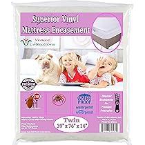 Dependable Industries Deluxe Zippered Vinyl Pillow Covers 2 Pack 20 X29 Waterproof Protectors Ideal Home Hotel Hospital Long Lasting Pillow Protectio