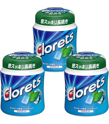Amazon | クロレッツXP クリアミント ビックボトル 290g | CLORETS