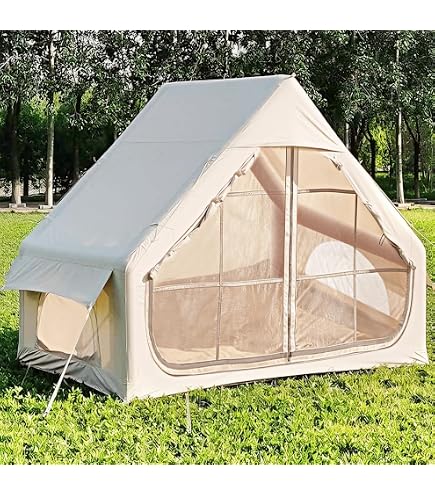 Amazon.co.jp: インフレータブルテント 2〜4人用 エアーテント 大型
