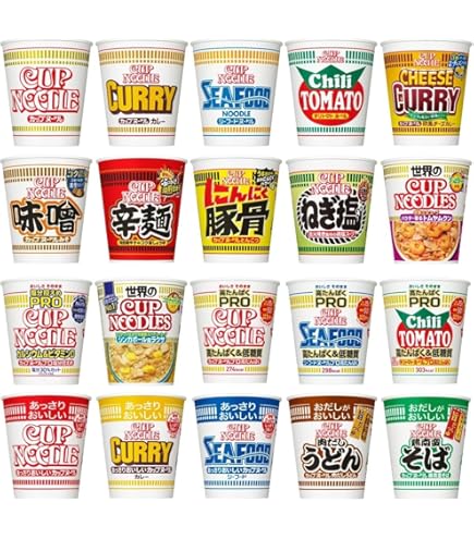 Amazon.co.jp: 日清 カップヌードル 20種20食 詰め合わせ 食べ比べ