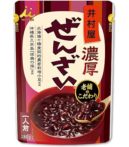Amazon | 井村屋 井村屋お餅付きぜんざい 184g×4個 | 井村屋 | 和菓子