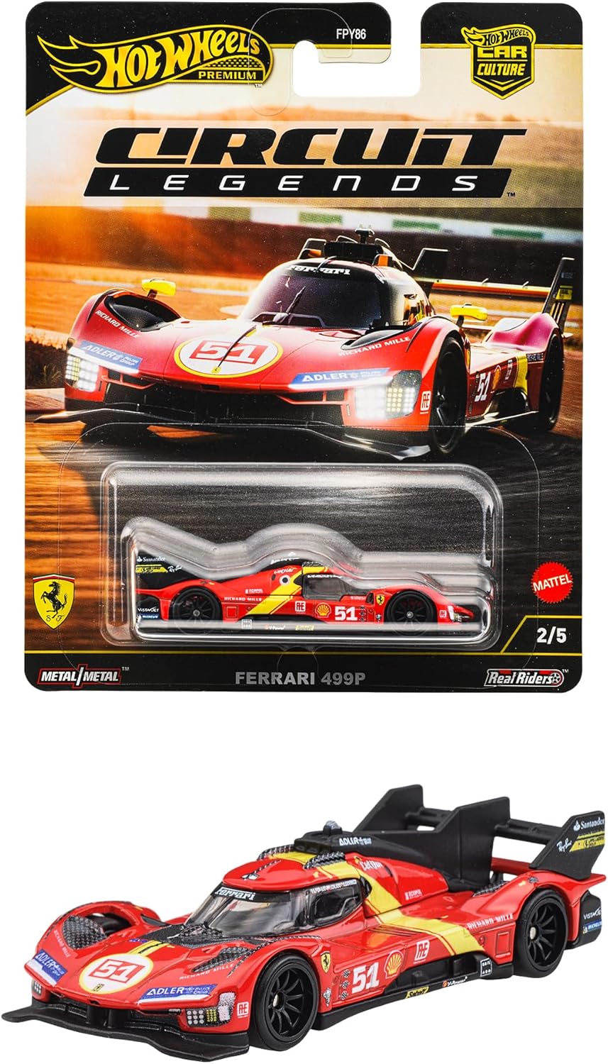 ホットウィール カーカルチャー サーキット レジェンズ フェラーリ 10台 ホットウィール サーキットレジェンズ フェラーリ 499P 10個
