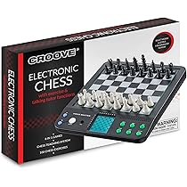 ちぇす Amazon | [クルーブ]Croove Electronic Chess and Checkers Set
