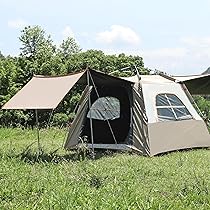 ✨簡単✨ ワンタッチテント コンパクト 防水 広々内部 2ドア 窓付き Amazon.co.jp: テント ワンタッチテント キャンプテント 2人用