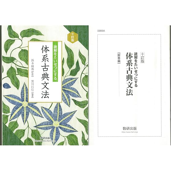 数研出版 十訂版 読解をたいせつにする 体系古典文法 新品 問題集本体