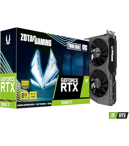 Amazon | ZOTAC Gaming GeForce RTX 3060 Ti Twin Edge 8GB GDDR6 256