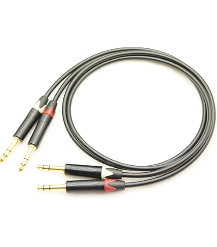 MOGAMI 2549 XLR(メス)→TRS 2本ペアケーブル (2m) Amazon | MOGAMI 2549 TRS ステレオフォン 2本ペアケーブル (2m