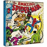 Amazon Co Jp マーベル スパイダーマン アートパネル 30cm 30cm 日本製 ポスター おしゃれ インテリア 模様替え リビング 内装 アメコミ ポップ ヒーロー ファブリックパネル Mvl 0001 ホーム キッチン