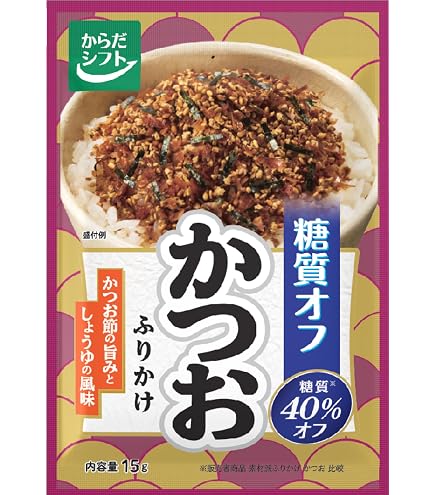 Amazon.co.jp: からだシフト 糖質オフ のりたまごふりかけ 15g : 食品