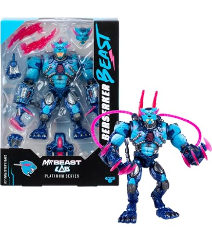 Amazon.co.jp: MrBeast Lab ビニールフィギュア メタリックパンサー