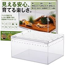爬虫類ケージ 80×40×40 サイドアクリル　オプション付属品　飼育 Amazon | 【爬虫類飼育アドバイザー監修】 HIRAISM 爬虫類ケージ 一